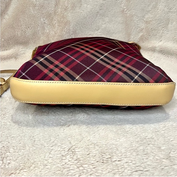 Burberry Pink Nova Check Canvas Crossbody Shoulder Bag - Picture 5 of 12